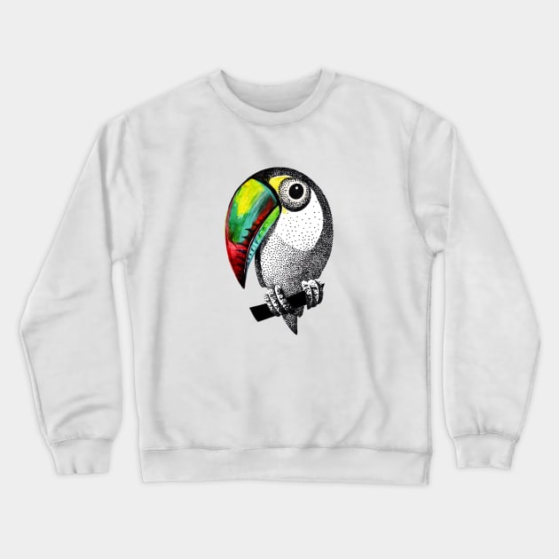 toucan Crewneck Sweatshirt by IvanJoh